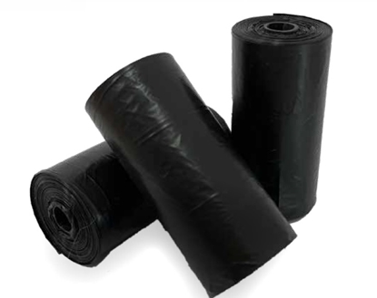 Picture of LEOPET Poo Bags 4 rolls Black 80 bags